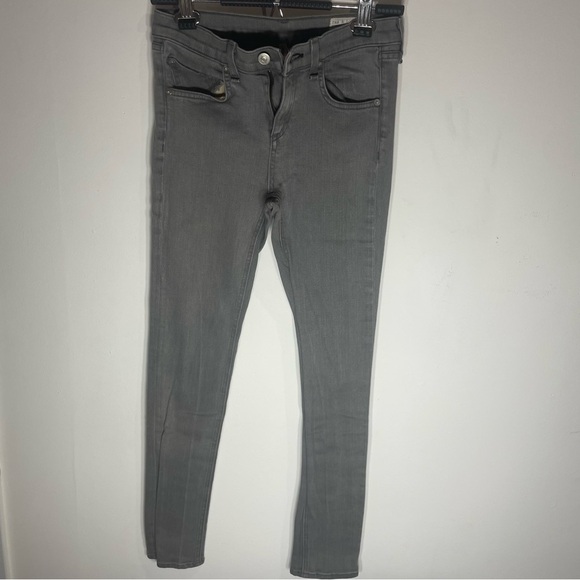 Rag & Bone Gray Skinny Jeans - Picture 1 of 6